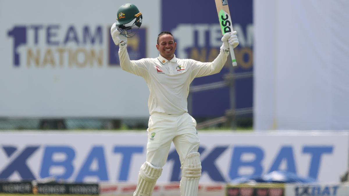 Usman Khawaja hits first double hundred in first Test against Sri Lanka