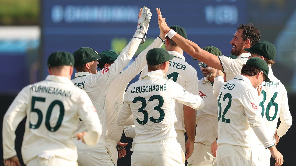 SL vs AUS, 1st Test Day 2 Highlights: Kuhnemann, Starc, Lyon leave Sri Lanka 44/3 at stumps; Trails by 610 runs