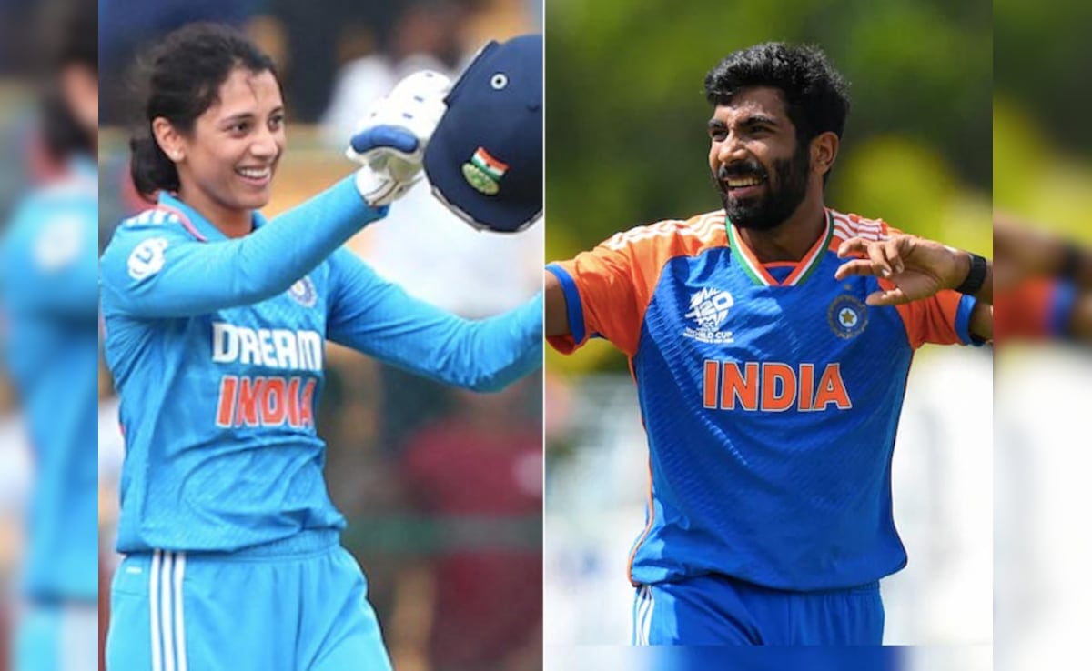 BCCI Awards: Jasprit Bumrah Is Best Men’s Cricketer, Smriti Mandhana Bags Women’s Honour