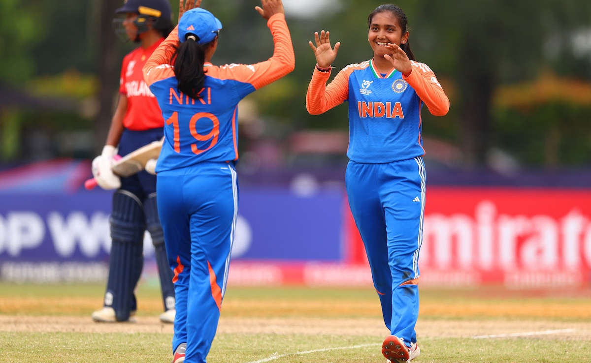 Defending Champions India Thrash England By 9 Wickets To Seal Spot In U-19 Women’s T20 World Cup Final