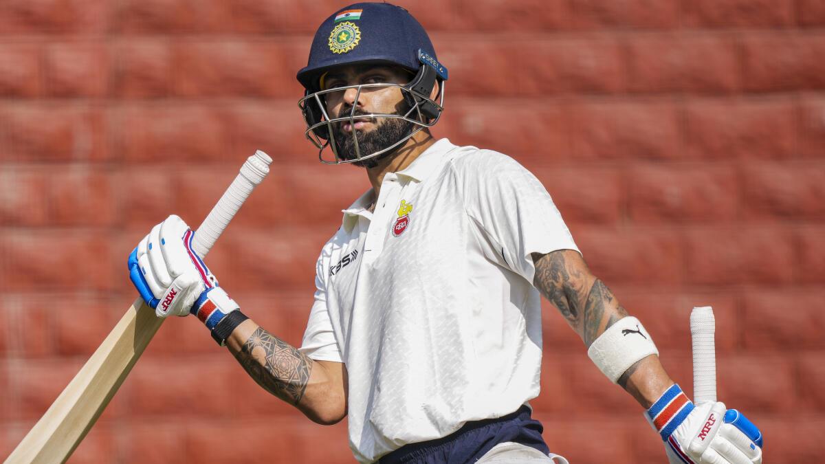 Ranji Trophy: Virat Kohli in focus during training session for Delhi ahead of clash against Railways