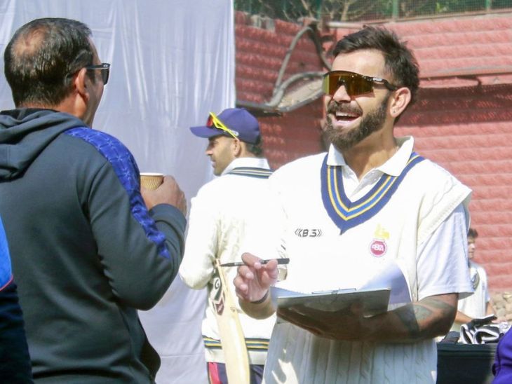 Virat ate hard rice after practice dainik bhaskar | प्रैक्टिस के बाद विराट ने कढ़ी चावल खाए: DDCA अधिकारी बोले- छोले-पूड़ी खाने से मना किया; 3 घंटा मैदान पर बिताया