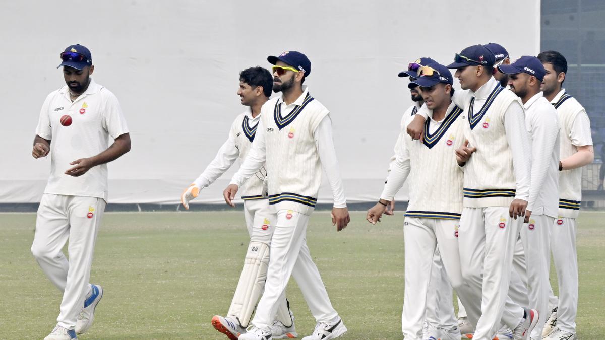 Ranji Trophy 2024-25: Delhi fails to reach knockouts despite bonus-point win against Railways